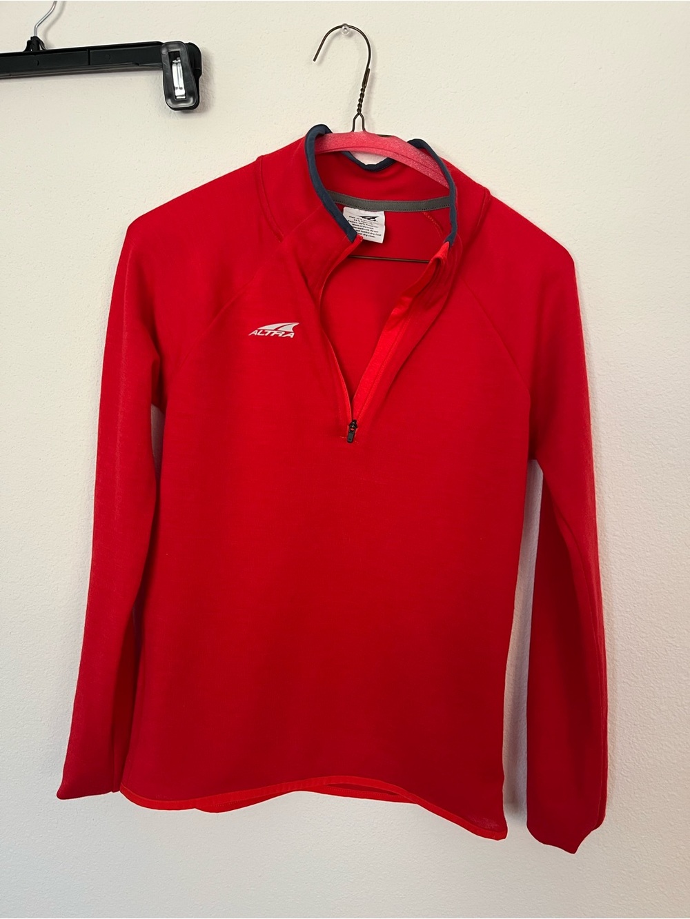 Altra merino wool running quarter zip